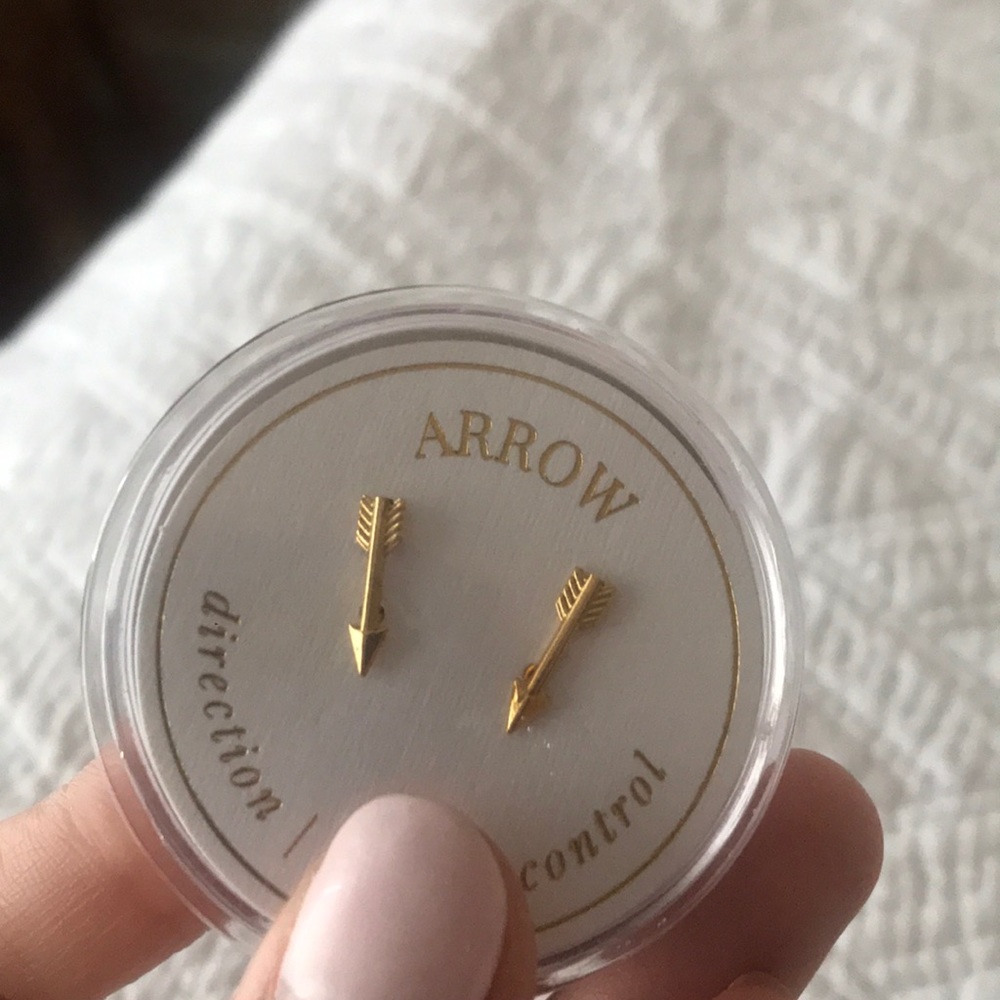 Alex & Ani gold studs